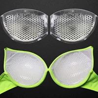 Áo tắm đồ lót pad ngực pad xốp dày chèn silicon bơi tập hợp ngực nhỏ trên ngực người mẫu vô hình dán qua người mẫu miếng độn ngực silicon
