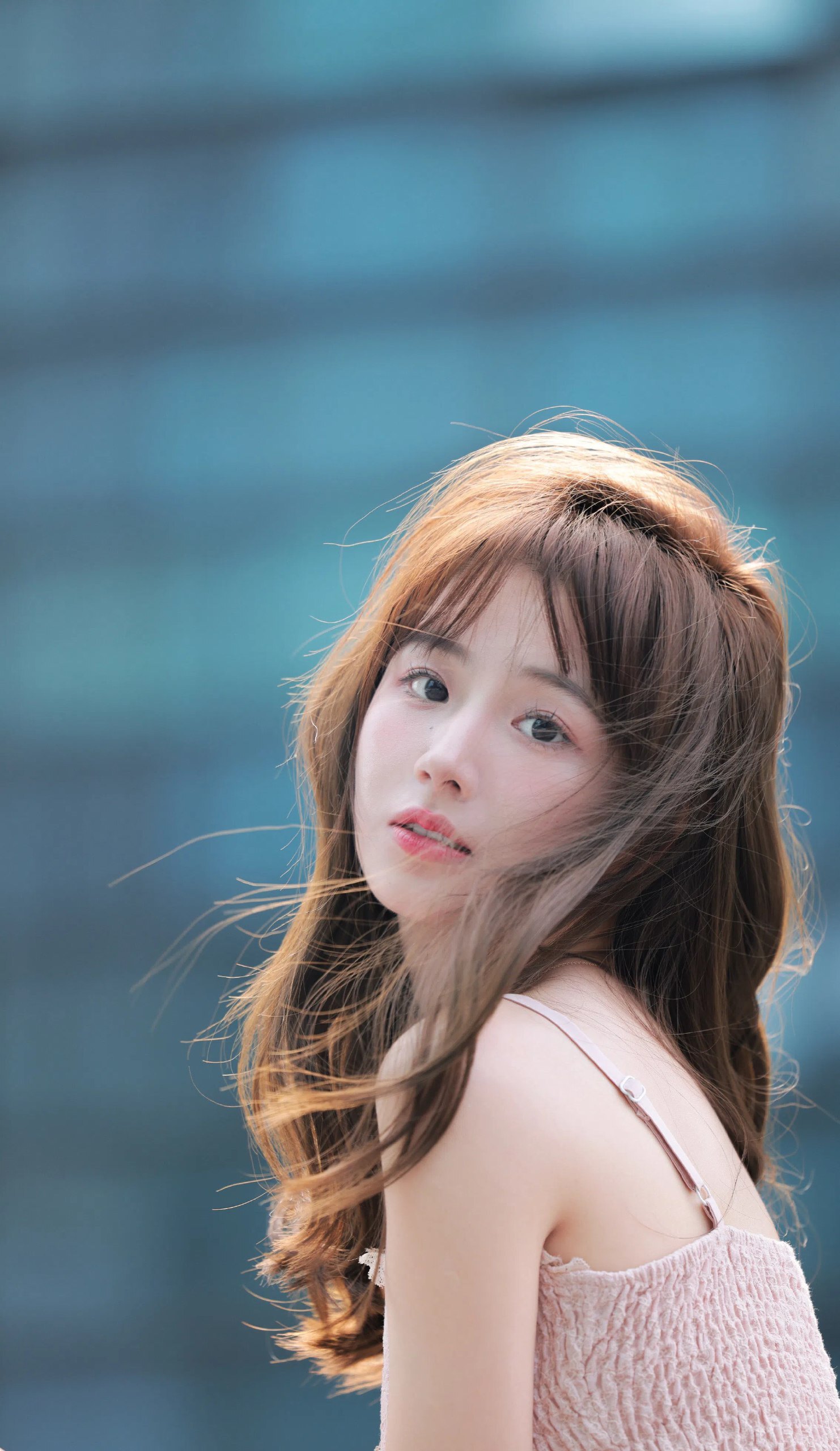 清纯风写真：迷人的自然气息