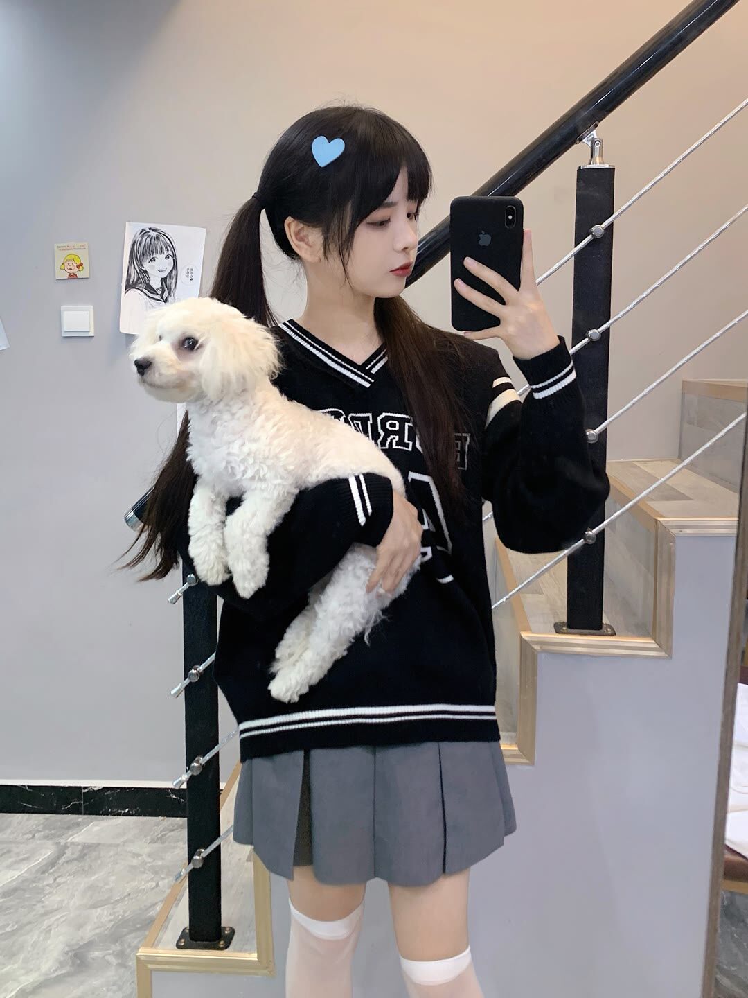 好看的过膝白丝短裙可爱嫩嫩的小姐姐-她们