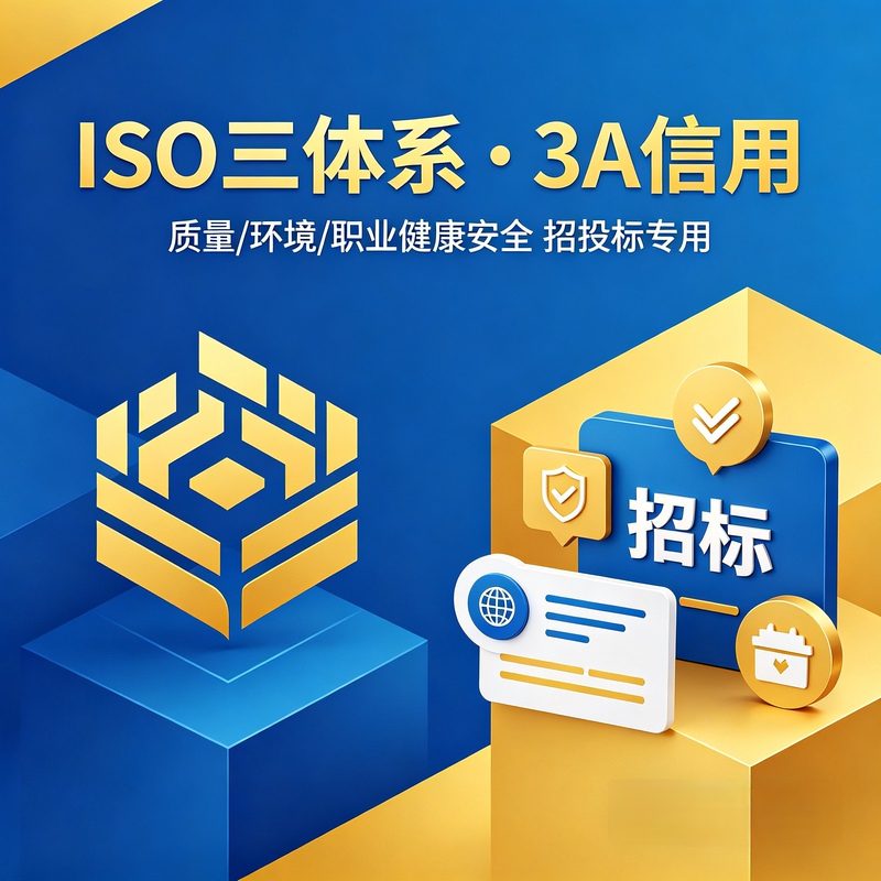 Iso Three-Systems 9001 Quality Management System, Environmental, Occupational, Health and Safety, 3A Credit Bidding Services