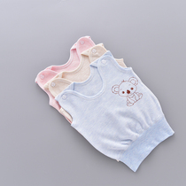 Full cotton era official shop baby vest spring and autumn cotton newborn Belly Belly clothes spring and autumn mens and womens treasures