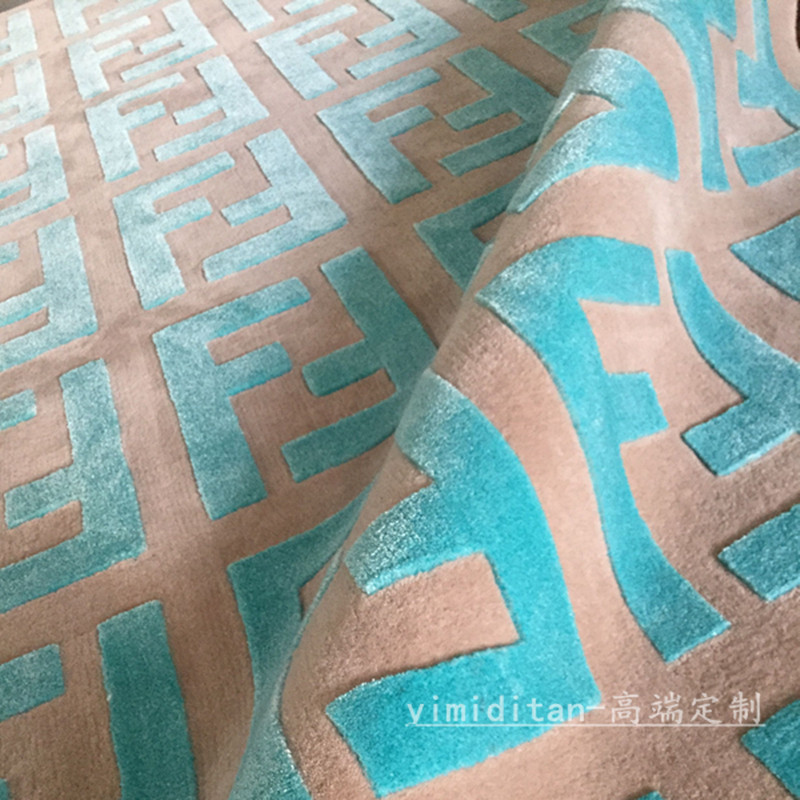 Modern Nordic light luxury wind New Zealand wool plus silk carpet Living room bedroom three-dimensional cut flowers Solid color engineering full shop