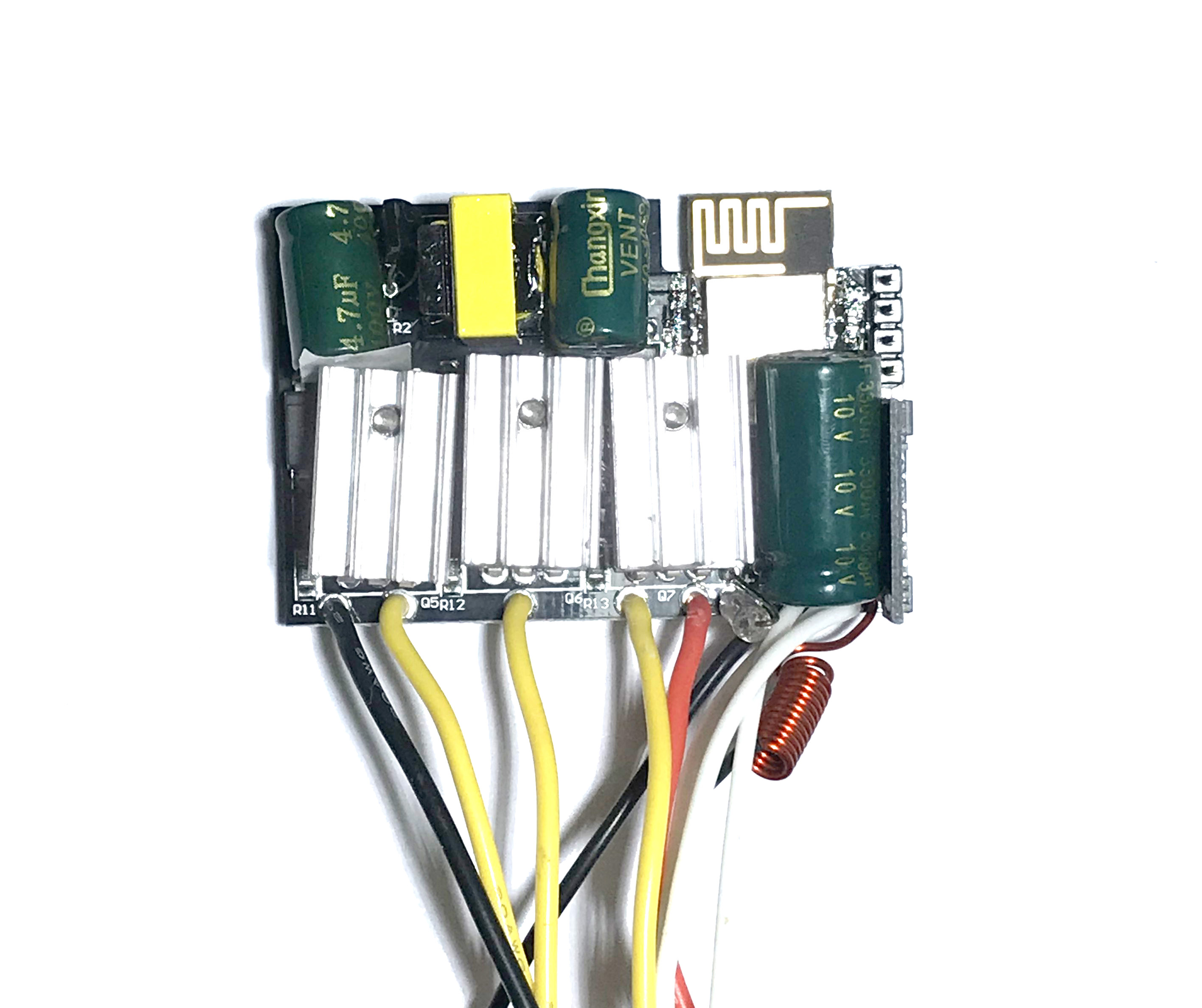 (Ordinary mechanical switch seconds become intelligent)HASSMART wall switch modification module-three open