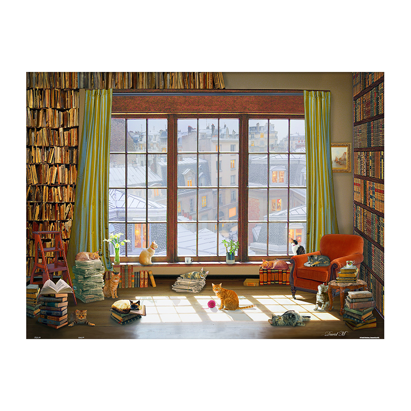 3D-JP Warm Healing is Puzzle Puzzle 1200 Living Room Decoration Illustrated Afternoon Time H2134