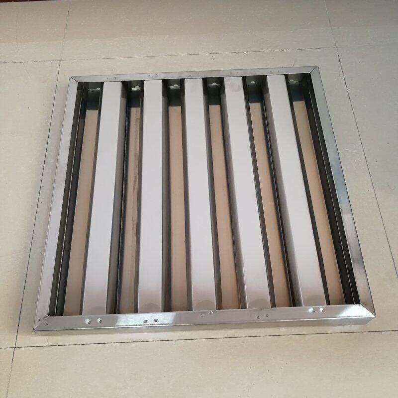 Stainless steel oil mesh oil filter square oil retaining plate filter exhaust hood accessories range hood grid grate anti-drip oil