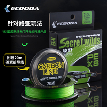 Ikoda ECOODA Luya special PE line front wire imported raw wire 8-made Hercules long-distance road sub-line