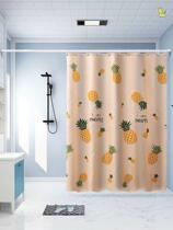 Toilet window hanging curtain Au type waterproof cloth bath curtain suit free of perforated door curtain Curtain Shower shade Shade Thickening