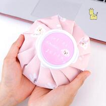 Hot water bag water injection to meddle Recharge Unwashed Warm Treasure Already Double Waist Cartoon Palace Stomach Electric Warm Treasure Explosion Proof Korean version plush