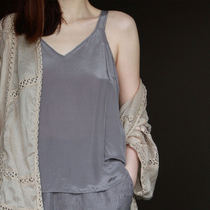 Everywhere doting Xodgz dyed multi-color mulberry silk camisole vest women sleeveless in summer