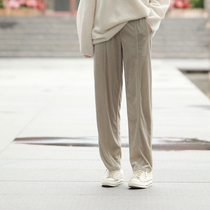 Do not accept regret series Xodgz limited sale Japan imported triacetate velvet casual pants 980