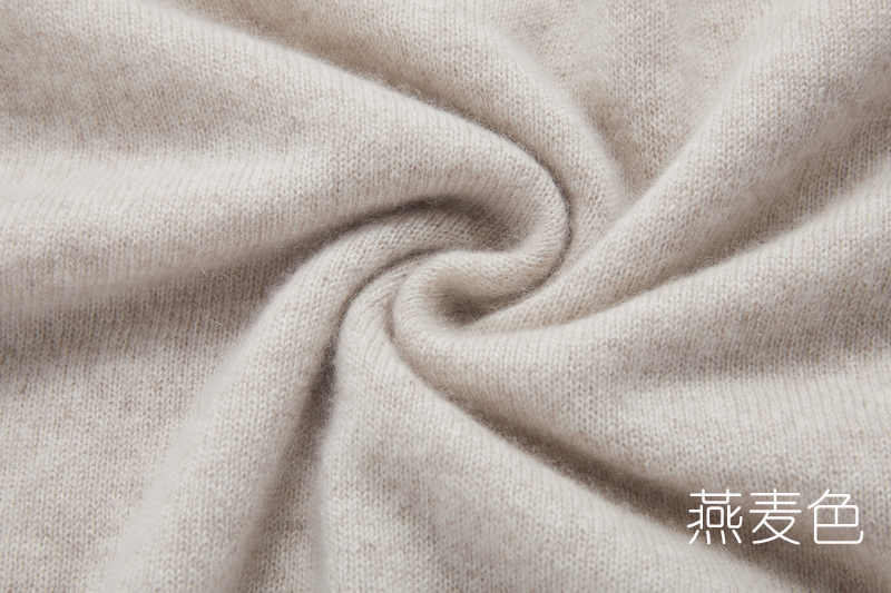 Tôi là một thẻ màu Xodgz tùy chỉnh đơn sợi tối thiểu phiên bản áo len cashmere cổ chữ V tinh khiết áo len đôi