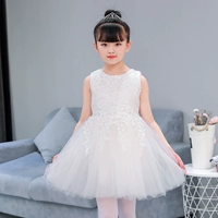 Trẻ em váy công chúa váy fluffy hoa cô gái piano trang phục cô gái nhỏ chủ nhà sinh nhật nước ngoài váy gạc đồ vest cho bé trai sơ sinh