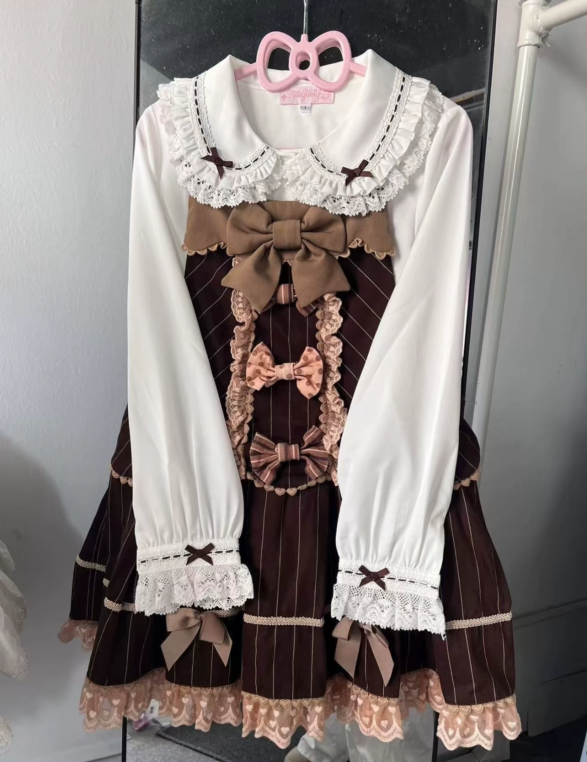 Dudu Baiqiao MilkyWay Milky Way Starry Sky Original Genuine Lolita Lolita Ancient Doll Feeling Shirt