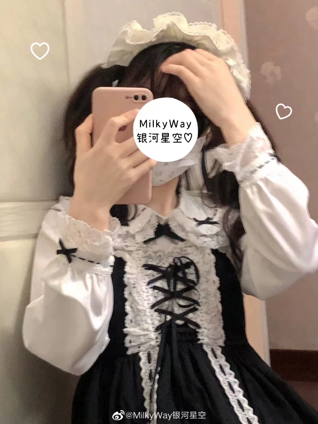 Dudu Baiqiao MilkyWay Milky Way Starry Sky Original Genuine Lolita Lolita Ancient Doll Feeling Shirt