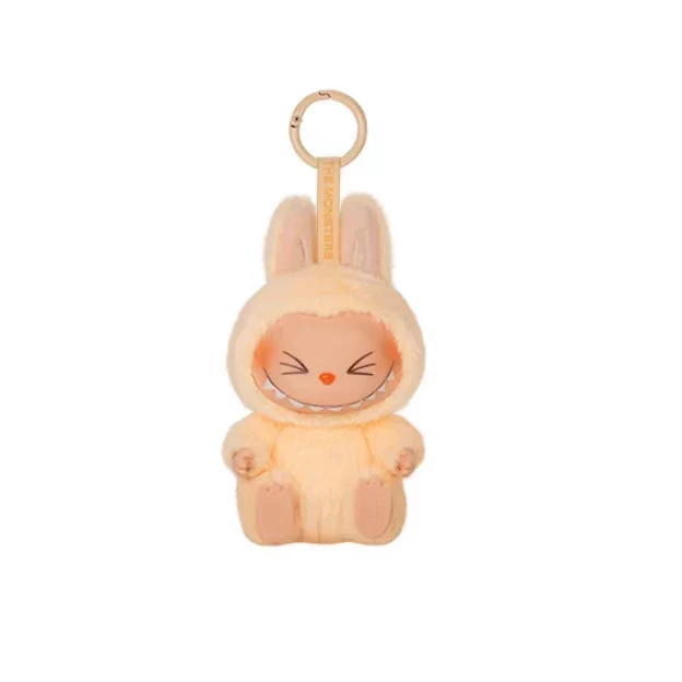 Плюшевая подвеска-вентилятор Bubble Mart Labubu Labubu с высокой энергией 3.0 макарон сидящий виниловая плюшевая подвеска слепая коробка