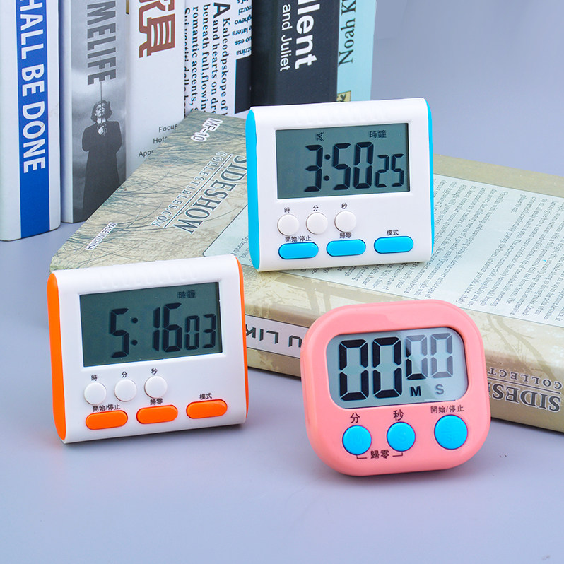 Stopwatch Timer Student Efficiency Manager Electronic Watch Reminder Doing Questions Postgraduate Timing Kitchen Alarm