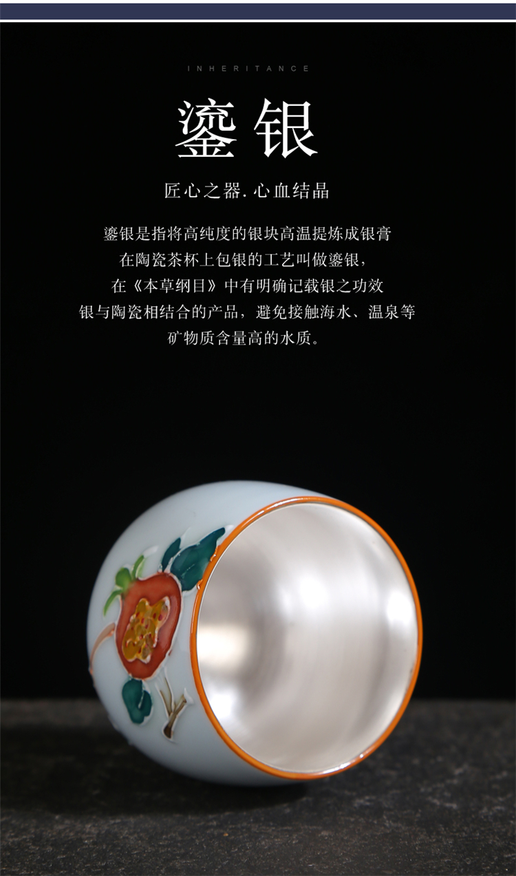 Hand - made ceramic kung fu tea cups personal master cup household porcelain sample tea cup cup of a single small tea tea bowl