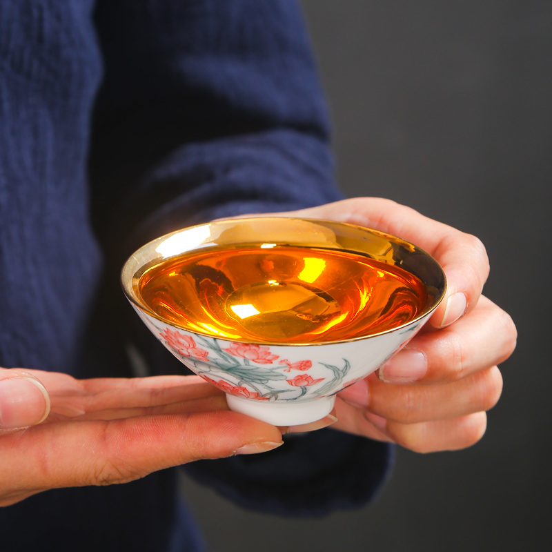 Kung fu small tea cups of blue and white porcelain ceramic tea tea light the lamp that suits for a single master perfectly playable cup bowl sample tea cup