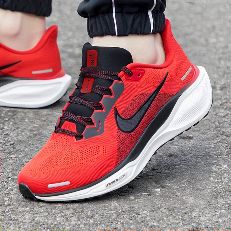 2025 Spring New Red Sneakers Nike Shoes Pegasus 41 Thick-Soled Running Shoes Men's Shoes 2025 Spring New Red Sneakers Nike Shoes Pegasus 41 Thick-Soled Running Shoes Men's Shoes
