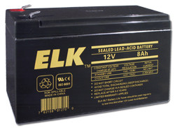 American ELK storage battery 12V8ah original imported storage battery 12v8ah lead-acid-free maintenance storage battery