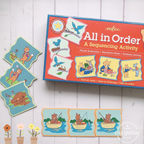 American eeboo childrens puzzle board game logical thinking Enlightenment Lenovo story editor expressive game 3 years old