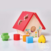 British Letoyvan bird shape classification House educational matching toddler toys early education game wooden house