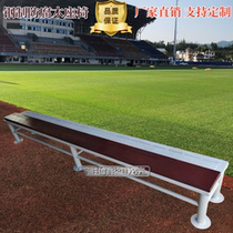 New product park chair outdoor bench square courtyard community steel anti-corrosion wooden strip leisure waterproof stool direct sales