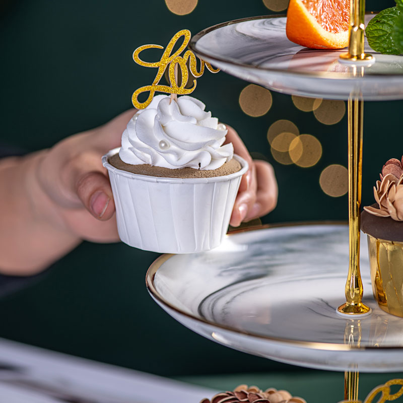 Boreal Europe style fruit bowl sitting room ceramic tableware tea sweet cake machine three the layers of double confectionery