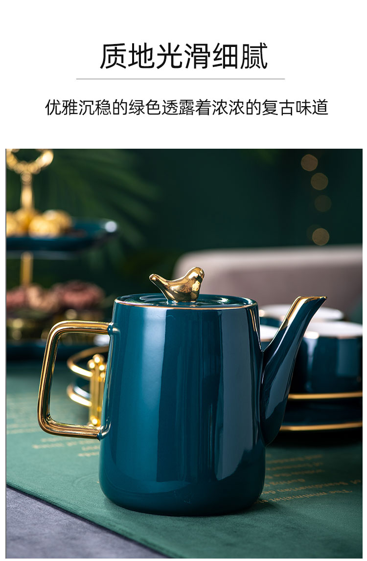 Europe type cold ceramic household high temperature cold water kettle pot of large capacity of high - grade glass kettle suits for the teapot