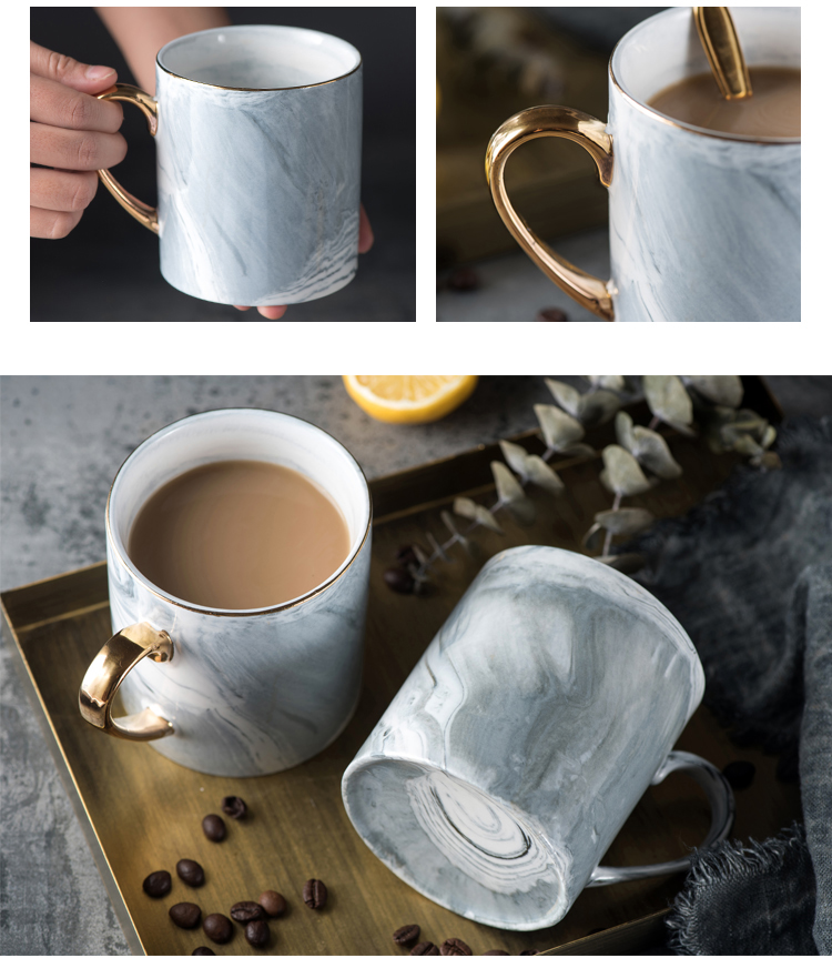 D the Nordic light ceramic mugs creative up phnom penh marble glass contracted couples a cup a coffee cup