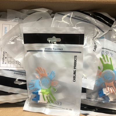 Love Spectrum Huatton CAT6 Ultra Five Class Six Class 180 Degrees Non-Shielded RJ45 Module AP-6-03-180