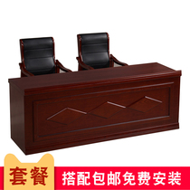 Paint solid wood 1 4 m 1 8 wood peel Chairmans table Chair Desk Chair Rostrum Chairs Conference Table Training Strip Table