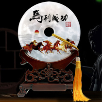 Jade safe buckle ornaments Hina Baichuan business gifts customized office ornaments moving gifts moved to new home