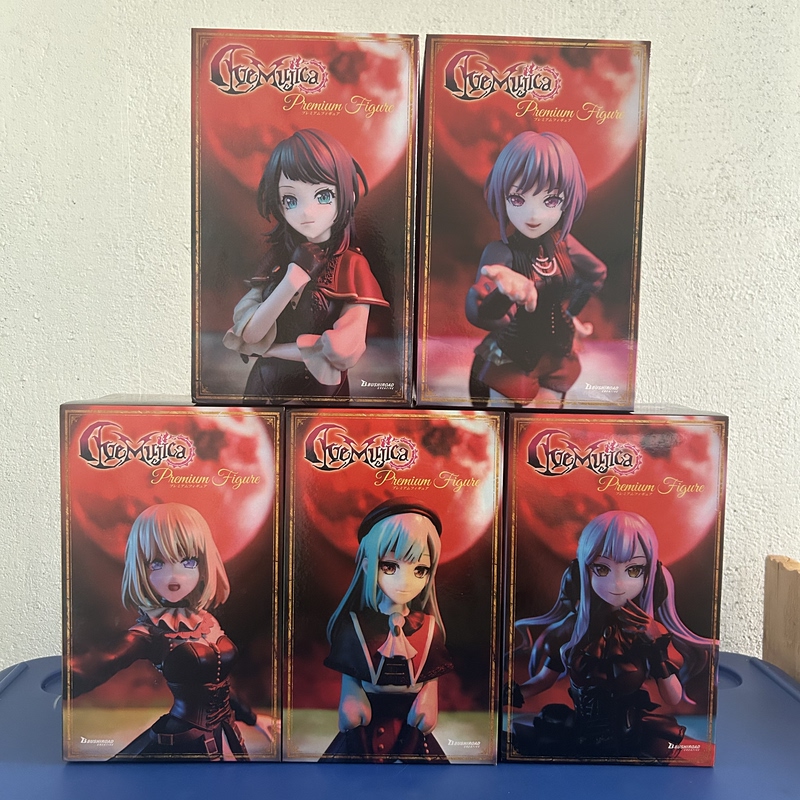 Japanese Version Genuine Bushiroad Creative Mujica Sakurakawa Yoshiko Triangle Chiharu Scenery Figure
