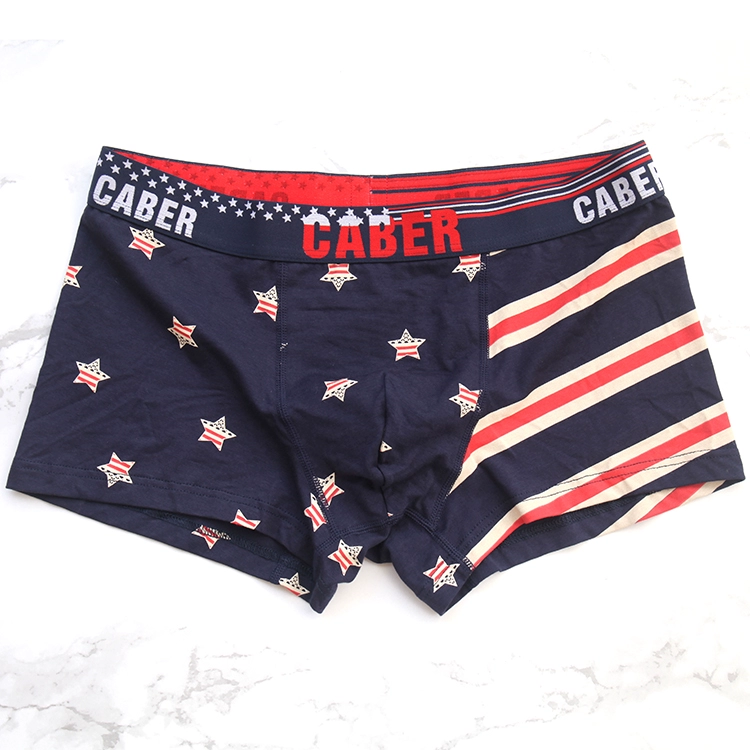 Carberi modal cotton nam boxer nữ tam giác sọc giữa eo thanh niên cặp đôi đồ lót UM927 UL027