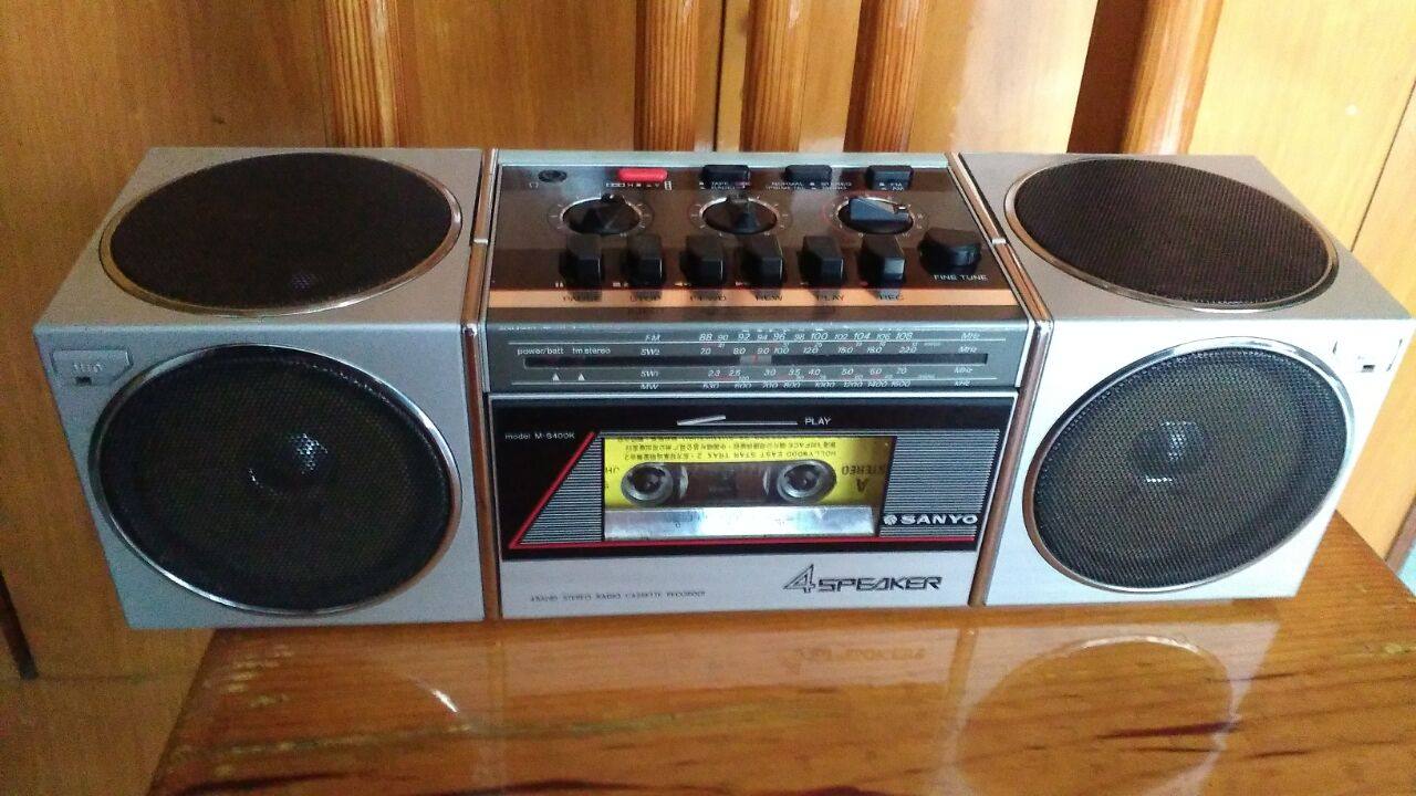 Rare SANYO-M-S400K Japan Original Sanyo Recorder Triple Ocean Recorder