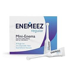 Apreeez 일반 283mg Docusate 나트륨 미니 관장, 변비
