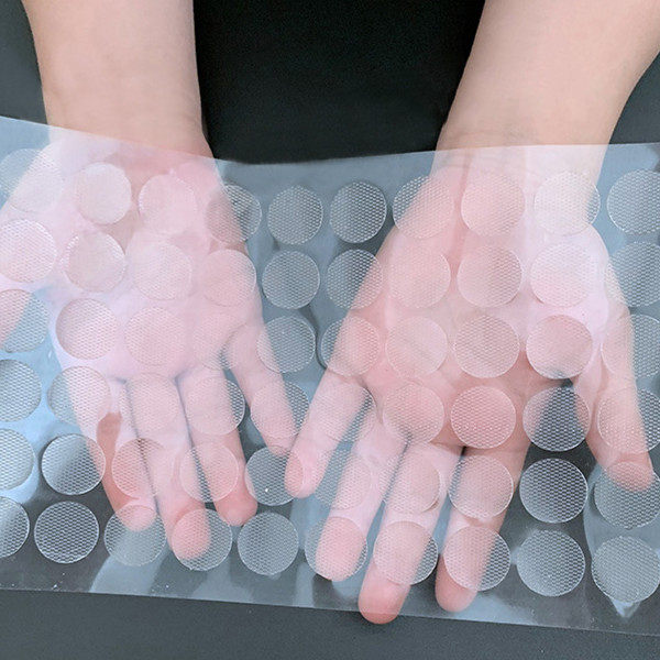 Quiet book transparent velcro thin round strong back adhesive cloth book paste color toddler DIY handmade accessories