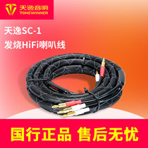 Winner Tianyi SC-1 silver ring snake fever horn line pure copper HiFi sound line sound box line 2 5 meters