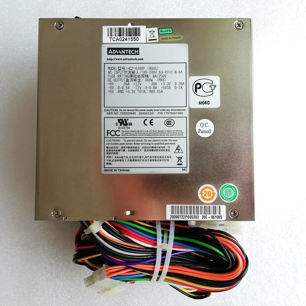 Original ADVANTECH Advantech HG2-6400P server industrial computer medical equipment 400W power supply