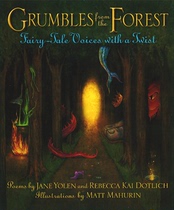 Dark style illustrator Matt Mahurin painting Grumble from the Forest