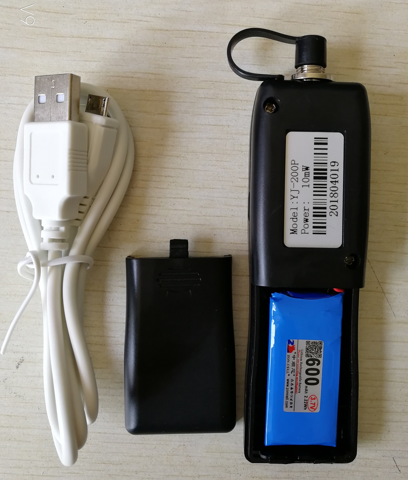 (Rechargeable) red light test pen 5 10 20 25 km FTTX red light pen red light source