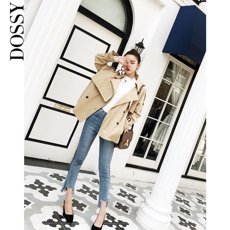 Trench pour femme DOSSY en Coton en Coton - Ref 3226318 Image 1