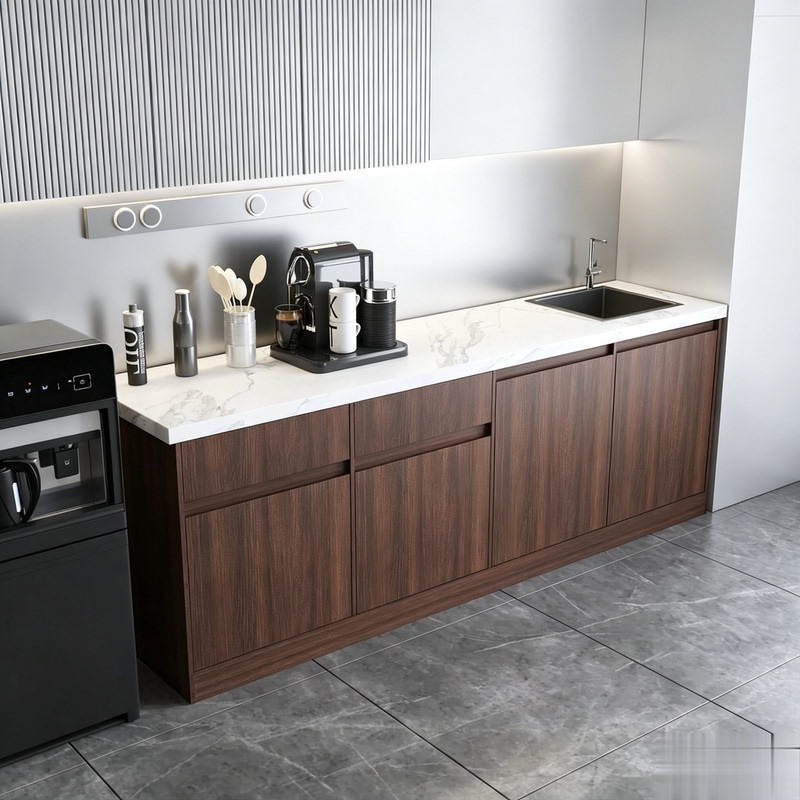 Company Water Bar Integrated Cabinet Commercial Simple Leisure Tea Room Coffee Marble Bar Counter Office Cutting and Washing Station Company Water Bar Integrated Cabinet Commercial Simple Leisure Tea Room Coffee Marble Bar Counter Office Cutting and Washing Station