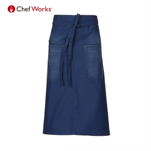 Chefworks Kitchen Arpron Service Service мужской полу -боды официант работник Тренд Тренд.