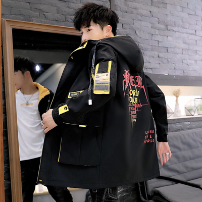 肯梵图男士外套季百搭韩版潮流夹克男