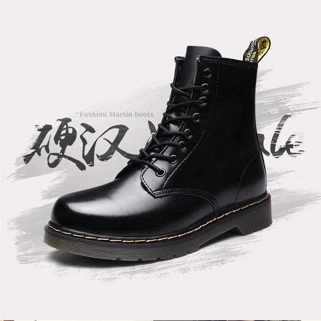 Giày nam cao cổ Martin boots nam phong cách Anh giày dụng cụ phiên bản Hàn Quốc của mùa hè hoang dã giày thủy triều thoáng khí giày mùa thu - Giay cao