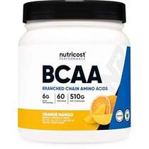 Nutricost BCAA Powder (Orange Mango 60 Servings) - 2:1:1