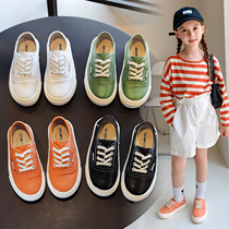 UK Next Kiss Girl Board Shoes 2021 Fall New Children Shoes Genuine Leather Little White Shoes Boy Sneakers