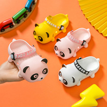 UK next kiss children slippers summer male and female small Bear Cave dongle shoes outside the room Bathing Sandals